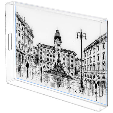 Vassoi Piazza Italia rettangolari Tamarindo Milano