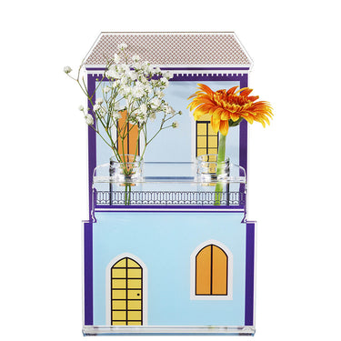 Vaso Blooming City Portofino Celeste