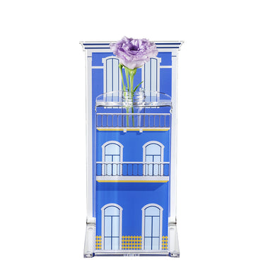 Vaso Blooming City Lisbona Azzurro